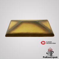 Клинкерный колпак (козырек) на столб СР 300х425мм 